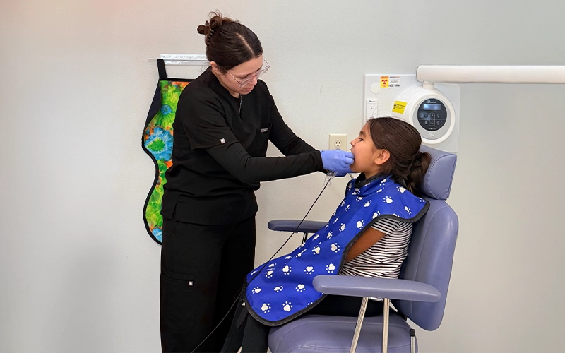 Patient Receiving A Dental X-Ray Alt